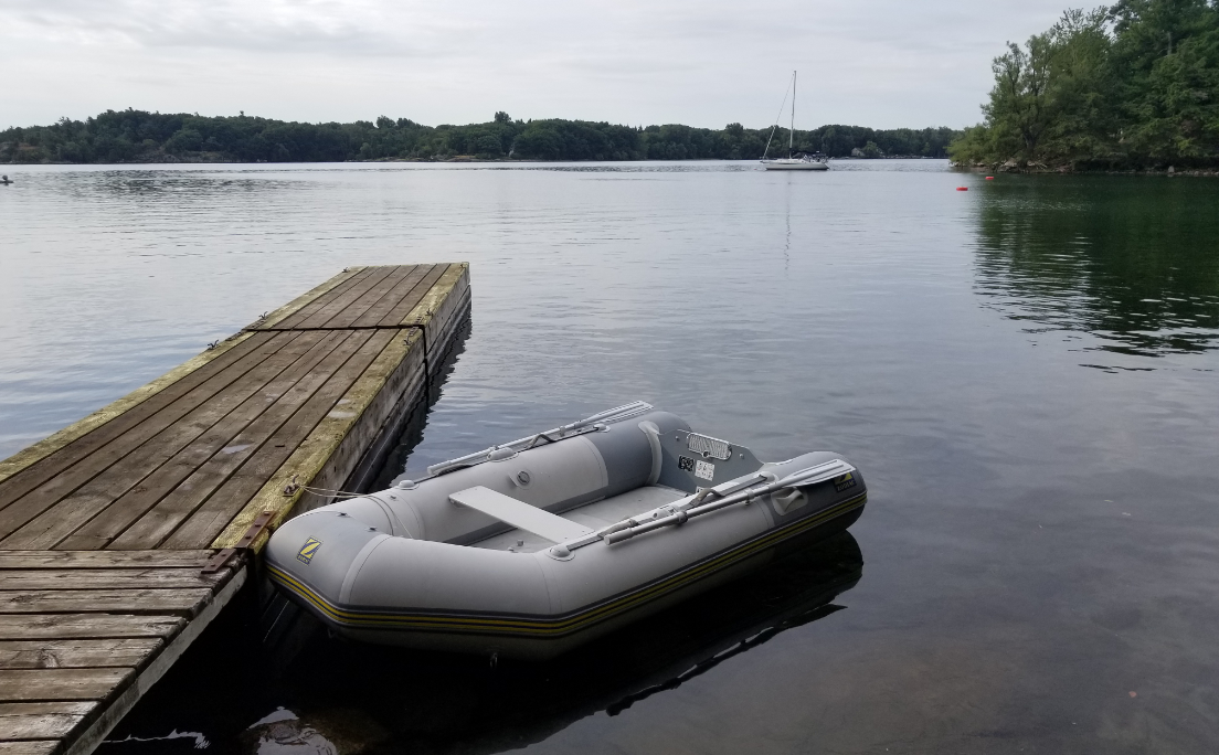 Dock at Thwarte Island