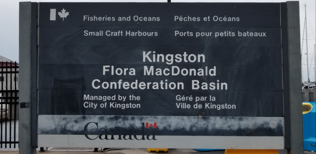 July 23 Confederation Basin sign