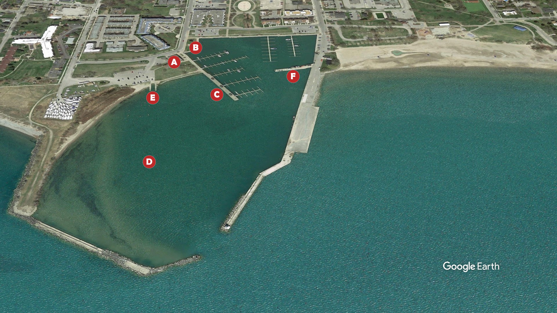Cobourg Marina Google Earth