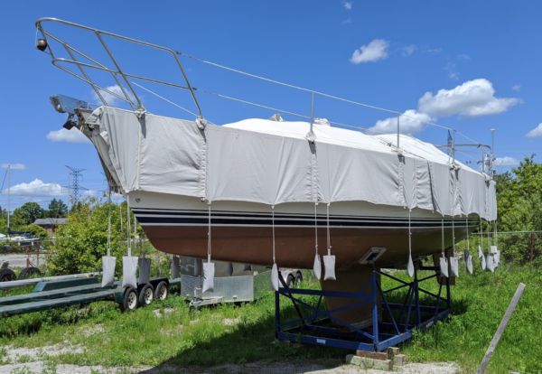 cs34 sailboat winter cover