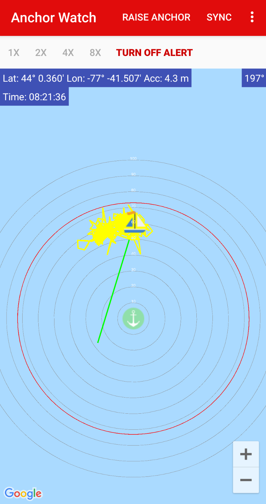 Review Anchor Alarm Software Foghorn Lullaby
