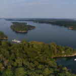 Camelot Island from Air