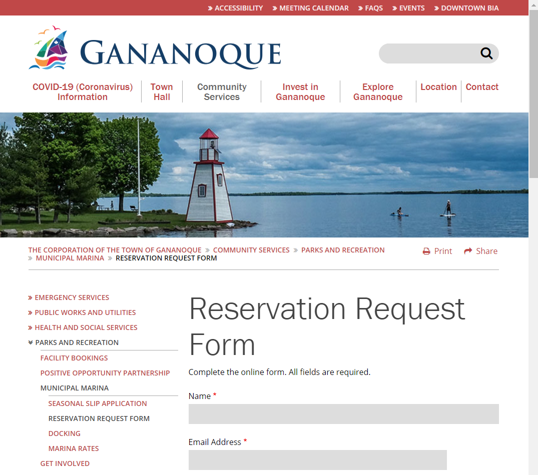 Night at Gananoque Marina Foghorn Lullaby